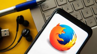 POLAND - 2020/10/20: In this photo illustration a Mozilla Firefox logo seen displayed on a smartphone. (Photo Illustration by Mateusz Slodkowski/SOPA Images/LightRocket via Getty Images)